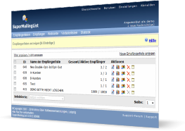 PHP Mailinglisten und Empfnger Verwaltung SuperMailingList